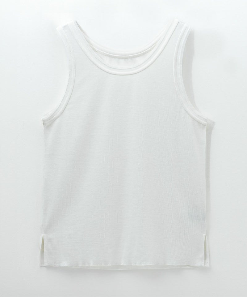 Idnes チュールテレコタンクトップ レディース メール便 対応商品商品画像-3