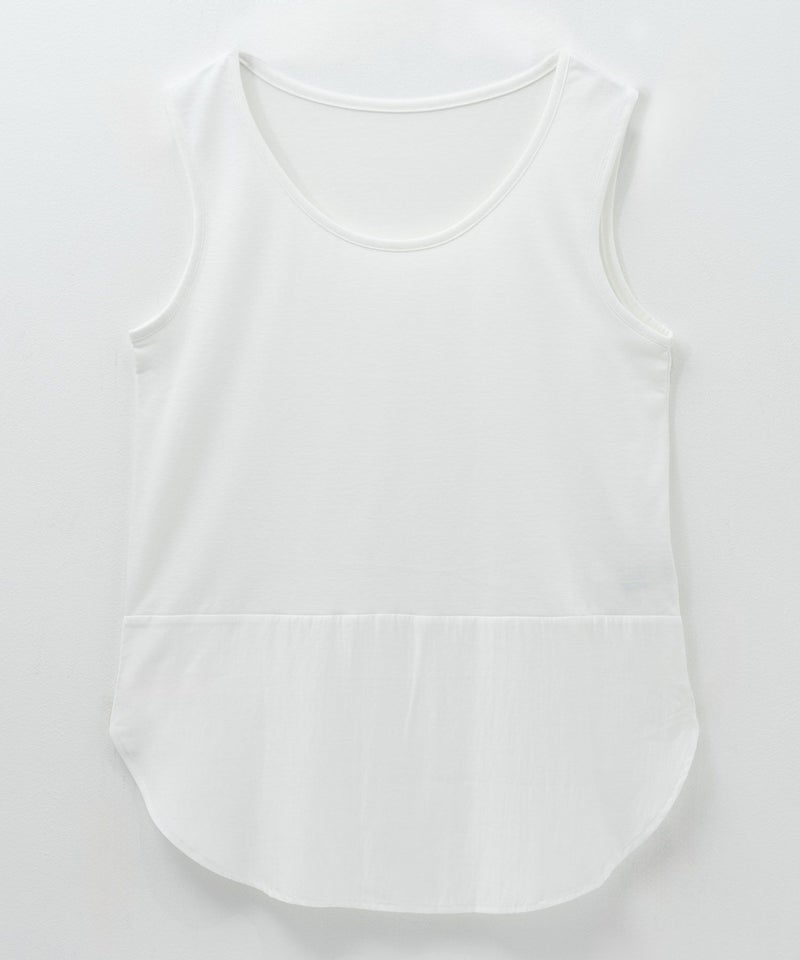 Idnes フェイクレイヤードタンクトップ レディース メール便 対応商品商品画像-3