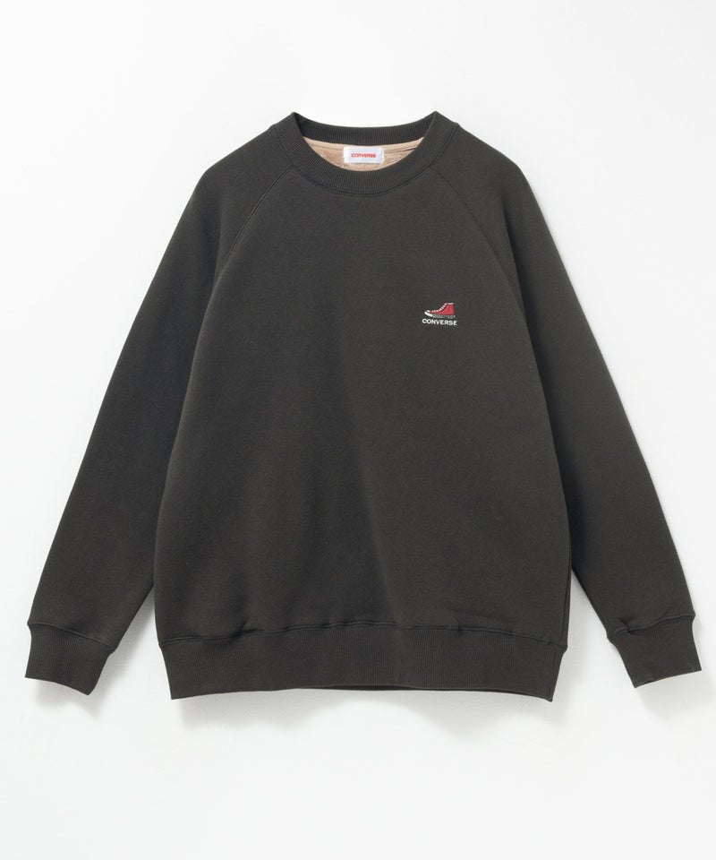 CONVERSE ワンポイントシューズ刺繍裏シャギートレーナー レディース商品画像-7