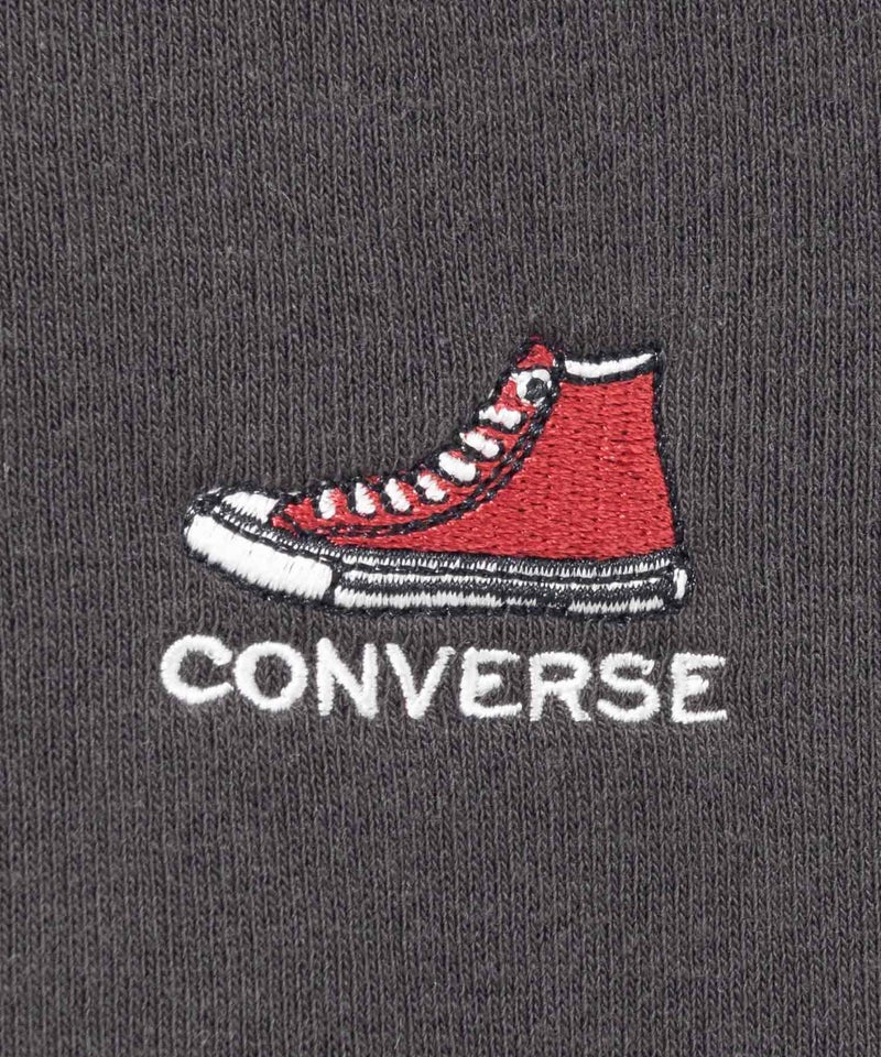 CONVERSE ワンポイントシューズ刺繍裏シャギートレーナー レディース商品画像-12