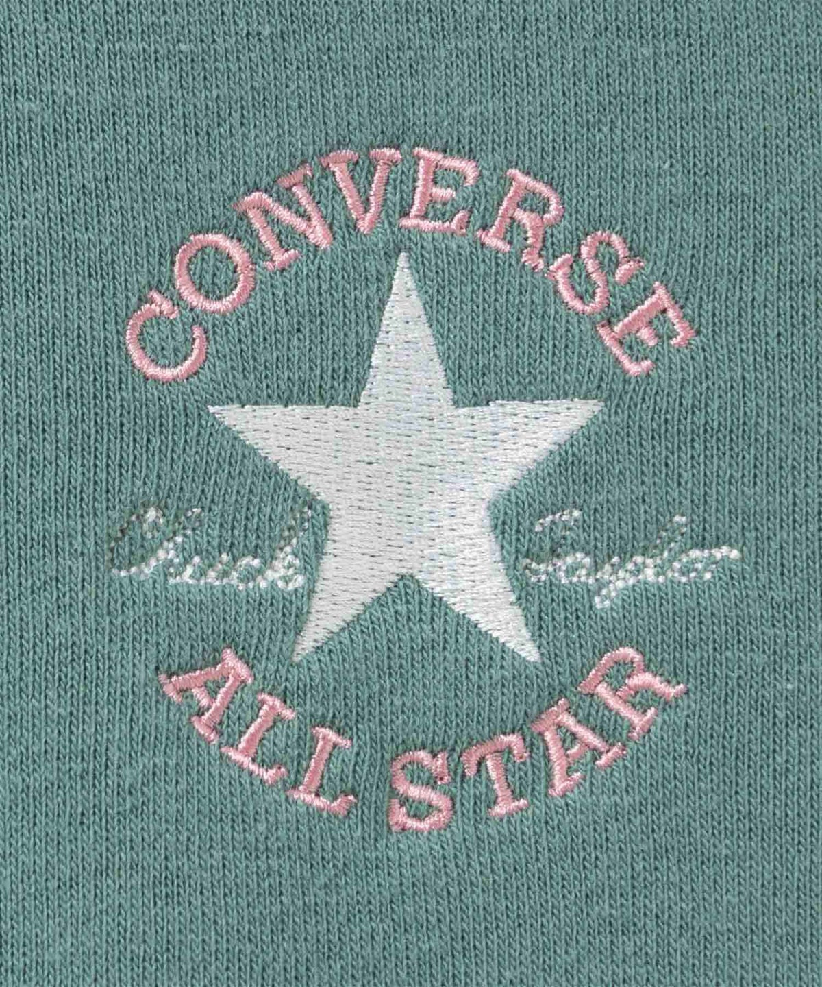 CONVERSE ワンポイントワンスター刺繍裏シャギートレーナー レディース