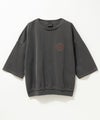 UNDERWRAPS ミニ裏毛ピグメント7分袖Tシャツ レディース メール便 対応商品商品サムネイル-2