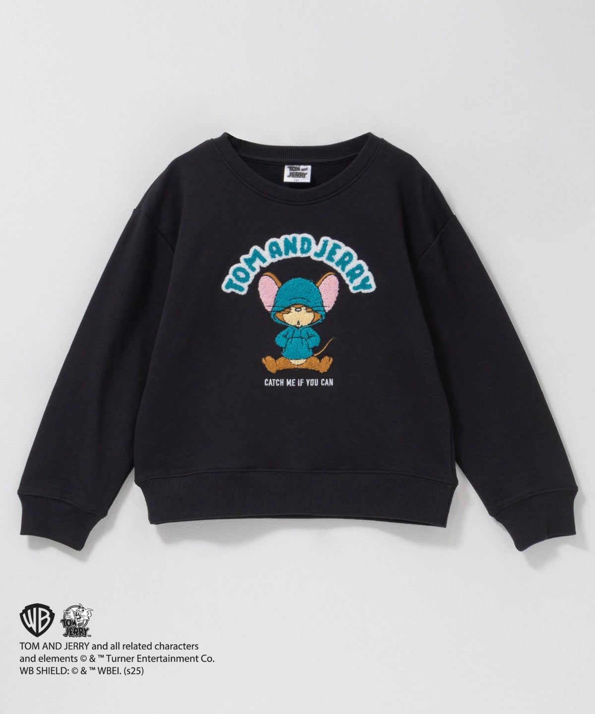 Tom and Jerry ジェリー サガラ刺繍トレーナー キッズ