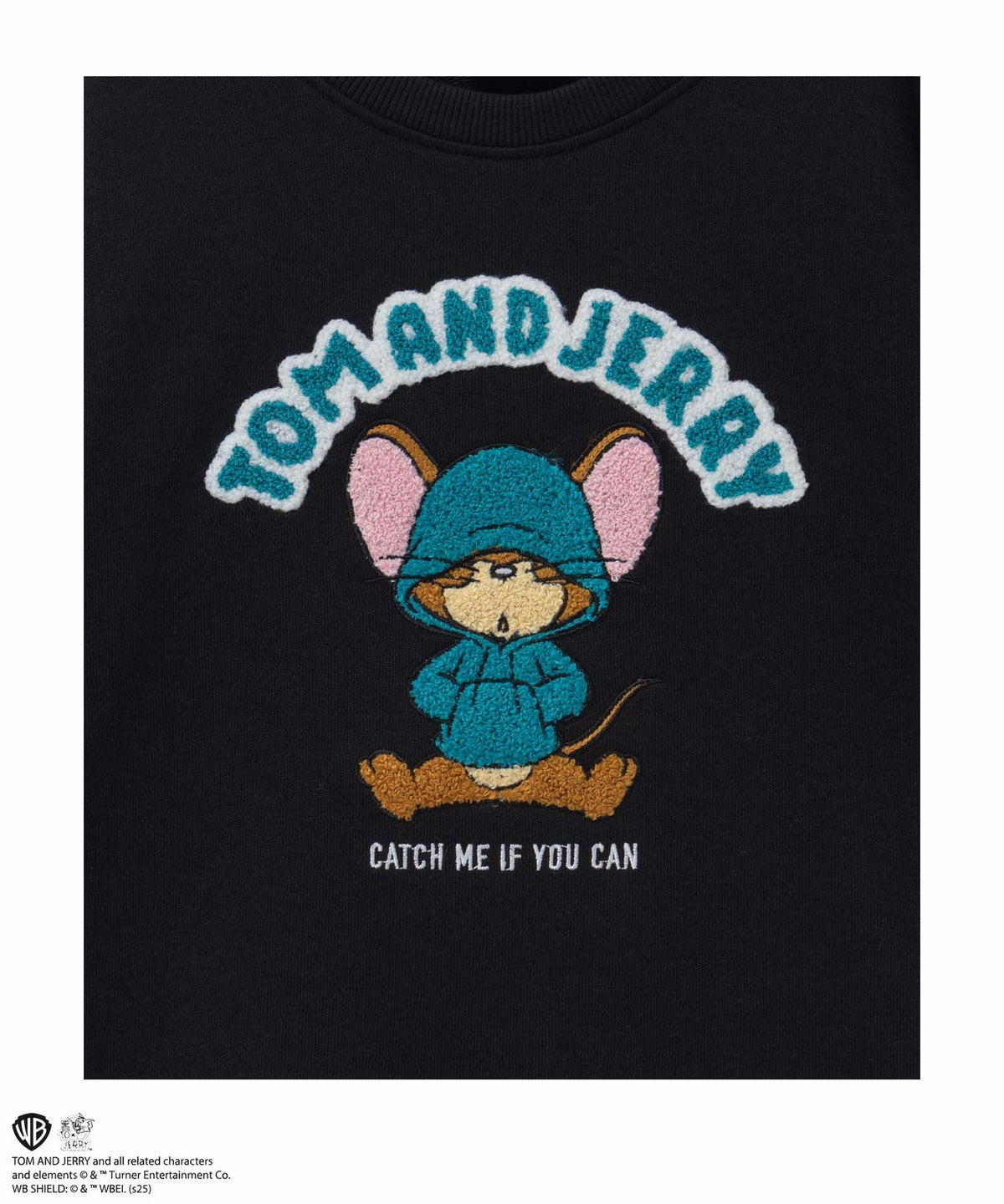 Tom and Jerry ジェリー サガラ刺繍トレーナー キッズ