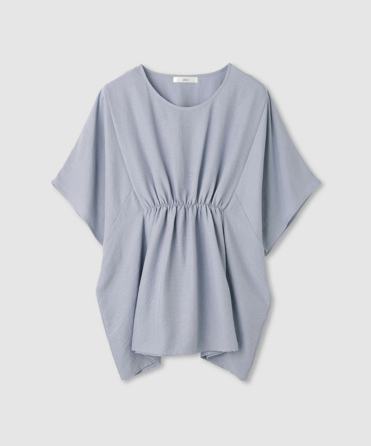 Idnes ウエストギャザーブラウス レディース