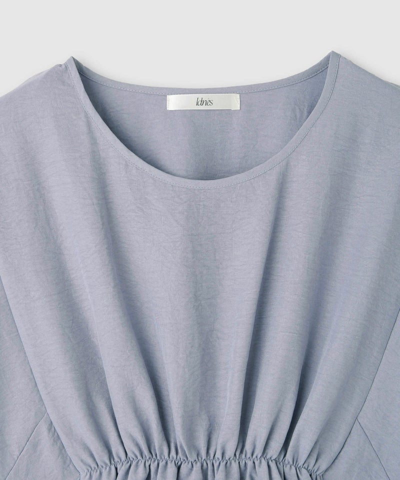 Idnes ウエストギャザーブラウス レディース商品画像-5