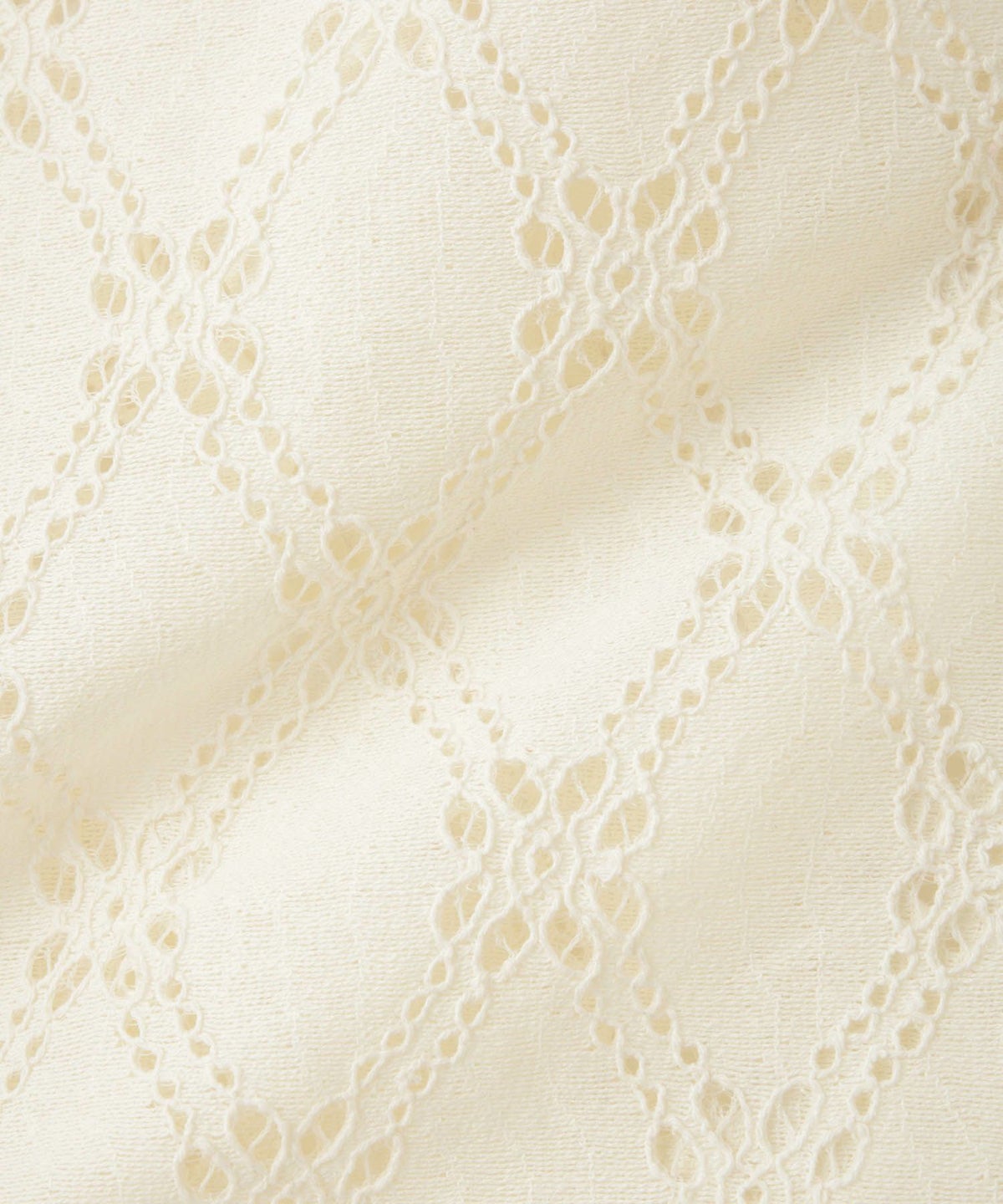 Idnes レーススキッパーブラウス レディース