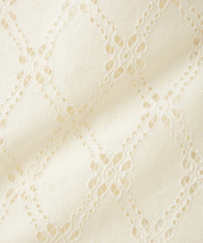 Idnes  レーススキッパーブラウス レディース商品画像-7