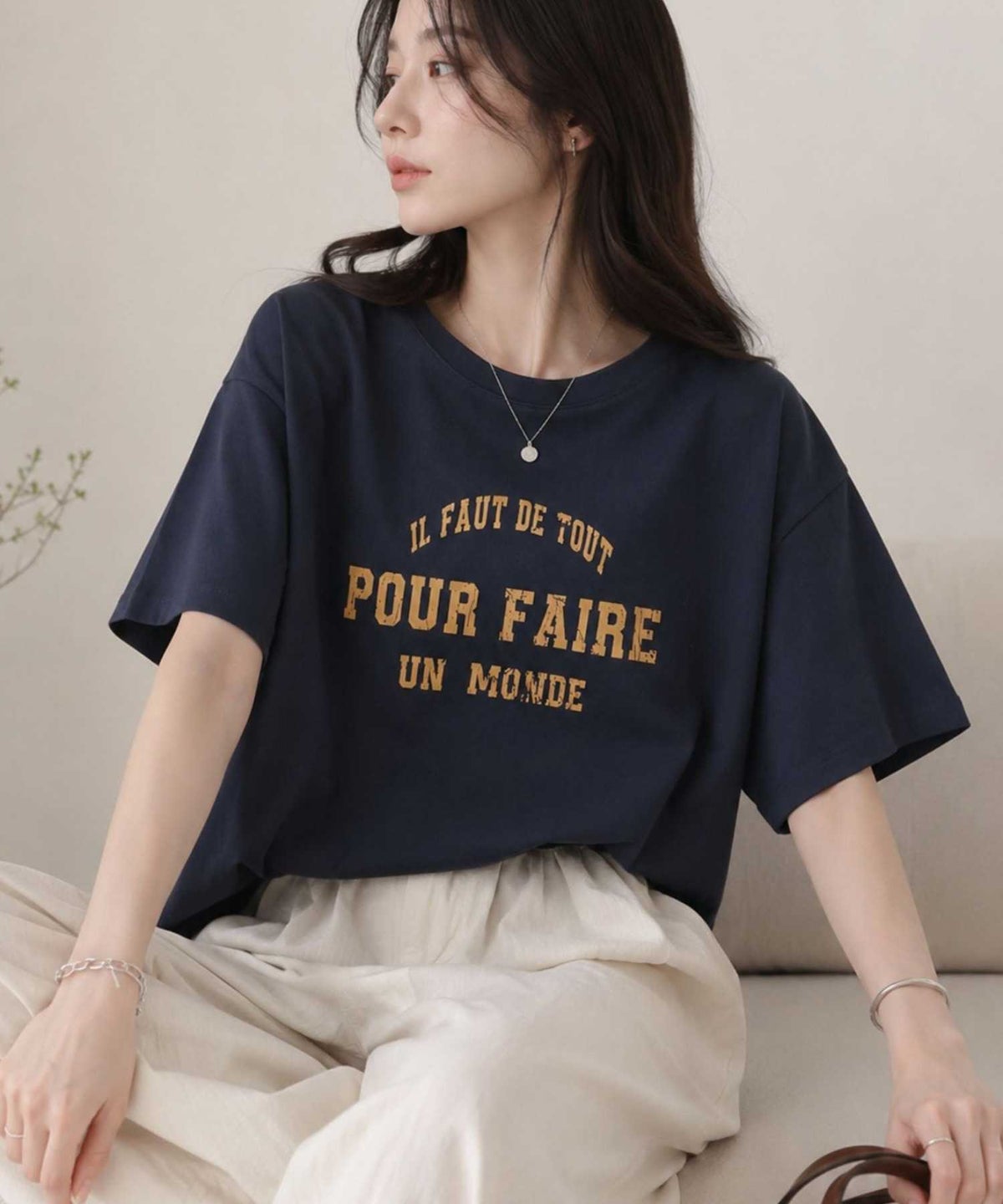 Idnes ロゴプリントTシャツ レディース メール便 対応商品