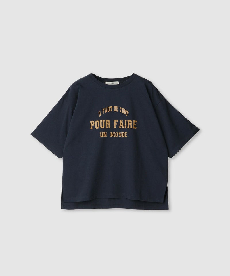 Idnes ロゴプリントTシャツ レディース メール便 対応商品商品画像-2