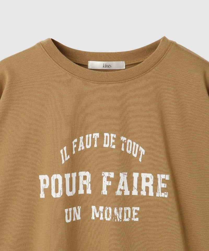 Idnes ロゴプリントTシャツ レディース メール便 対応商品商品画像-5