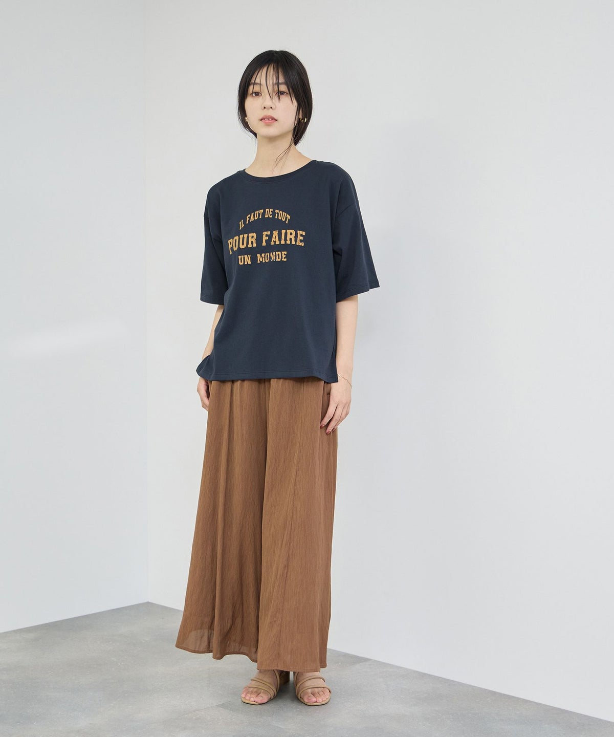 Idnes ロゴプリントTシャツ レディース メール便 対応商品