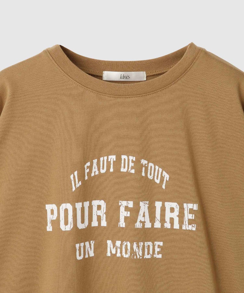 Idnes ロゴプリントTシャツ レディース メール便 対応商品商品画像-15