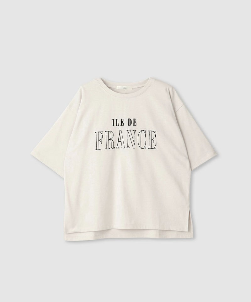 Idnes ロゴ刺繍Tシャツ レディース メール便 対応商品商品画像-2