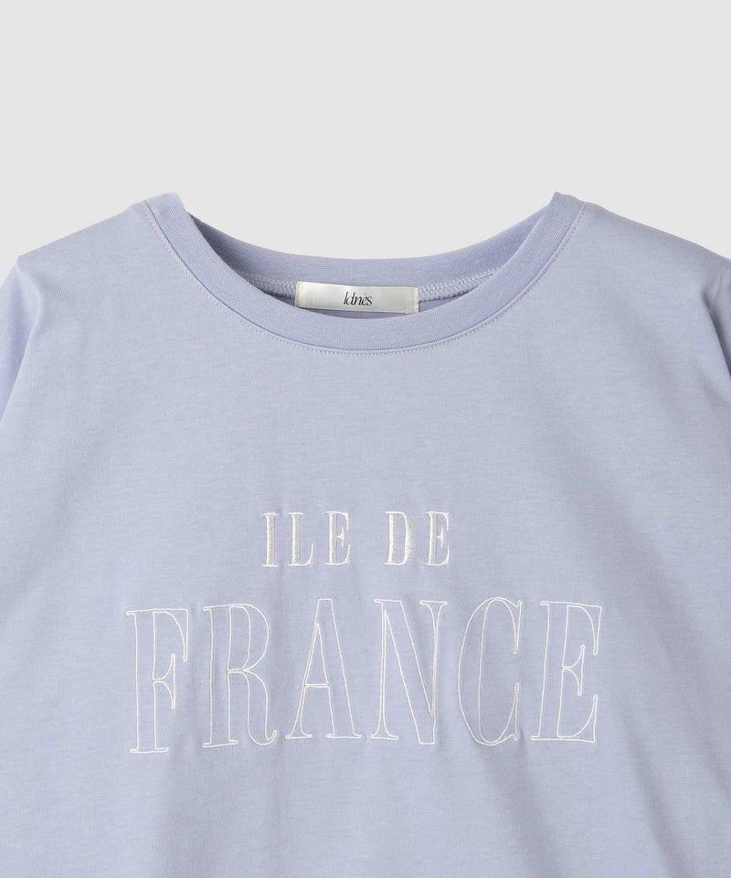 Idnes ロゴ刺繍Tシャツ レディース メール便 対応商品商品画像-5