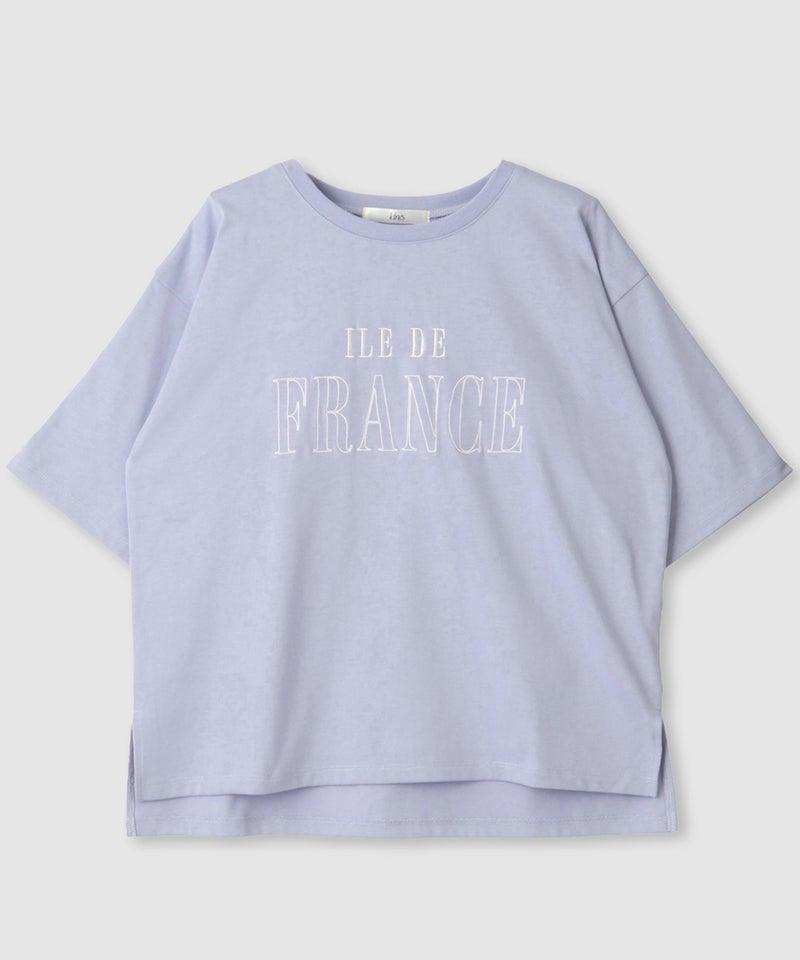 Idnes ロゴ刺繍Tシャツ レディース メール便 対応商品商品画像-10