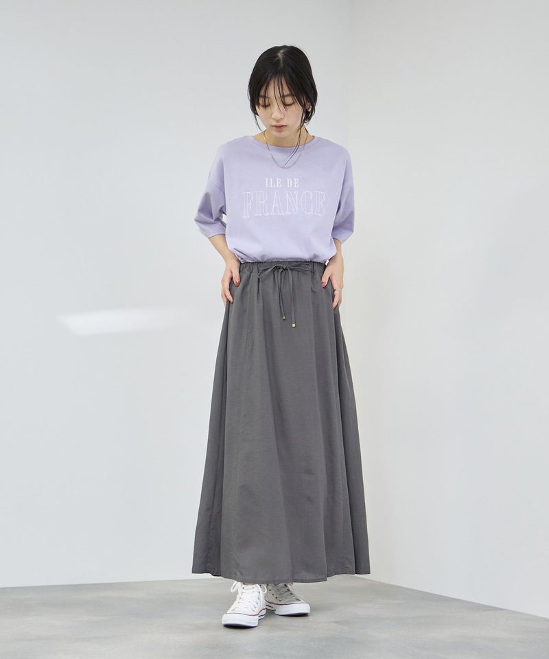 Idnes ロゴ刺繍Tシャツ レディース メール便 対応商品商品画像-10
