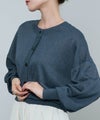 [期間限定knit]Idnes  シアー前後2WAYカーディガン レディース商品サムネイル-3