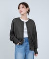 Idnes  シアー前後2WAYカーディガン レディース商品サムネイル-8