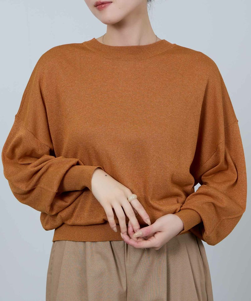 [期間限定knit]Idnes  シアー前後2WAYカーディガン レディース商品画像-16