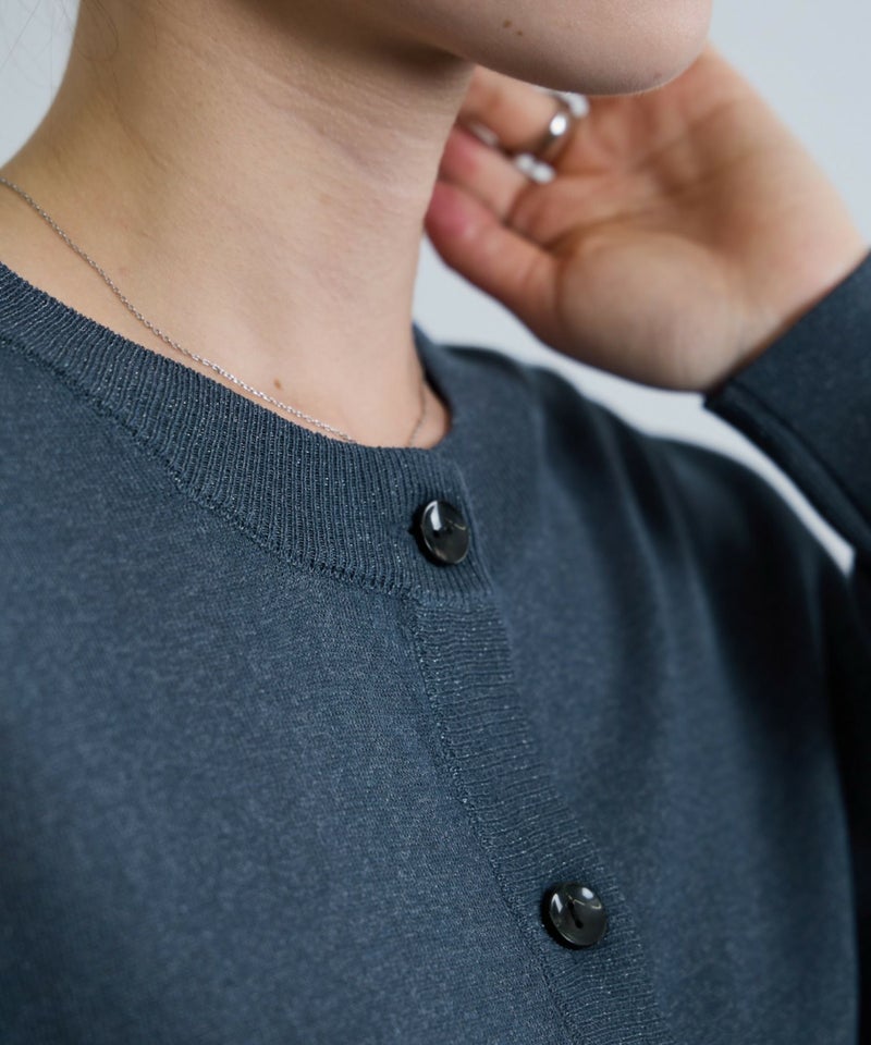 [期間限定knit]Idnes  シアー前後2WAYカーディガン レディース商品画像-28