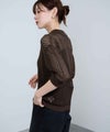 Idnes  メッシュニットポロシャツ レディース商品サムネイル-6