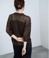 Idnes メッシュニットポロシャツ レディース商品サムネイル-7