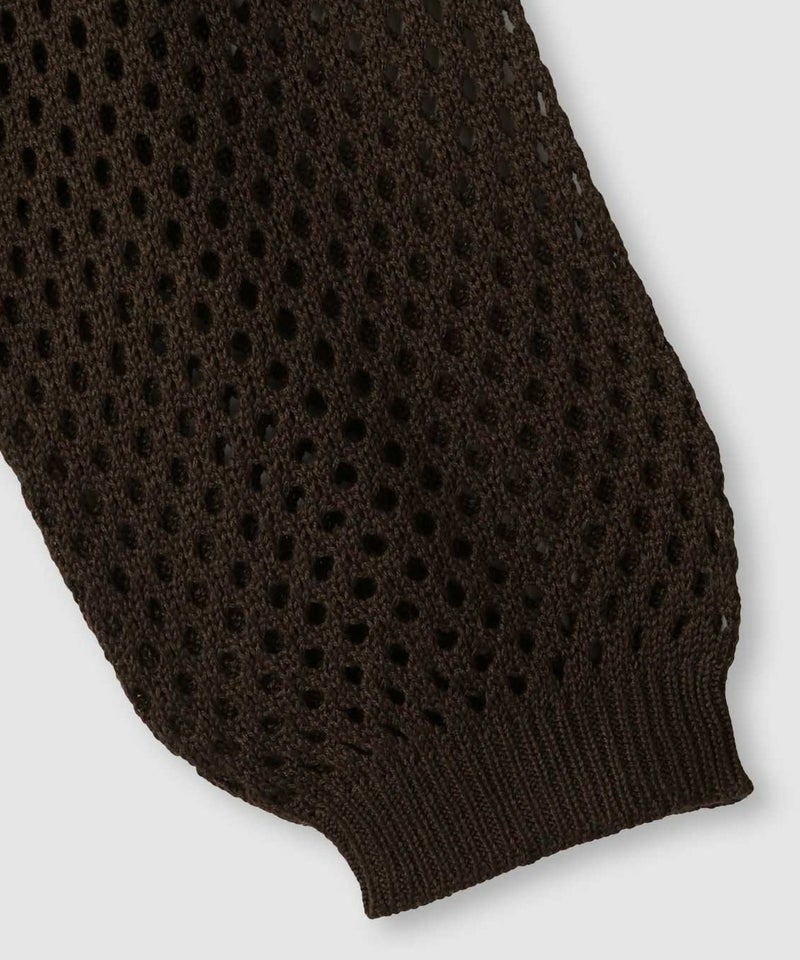 [期間限定knit]Idnes  メッシュニットポロシャツ レディース商品画像-20