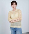 Idnes  メッシュニットポロシャツ レディース商品サムネイル-20