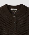 Idnes メッシュニットポロシャツ レディース商品サムネイル-30