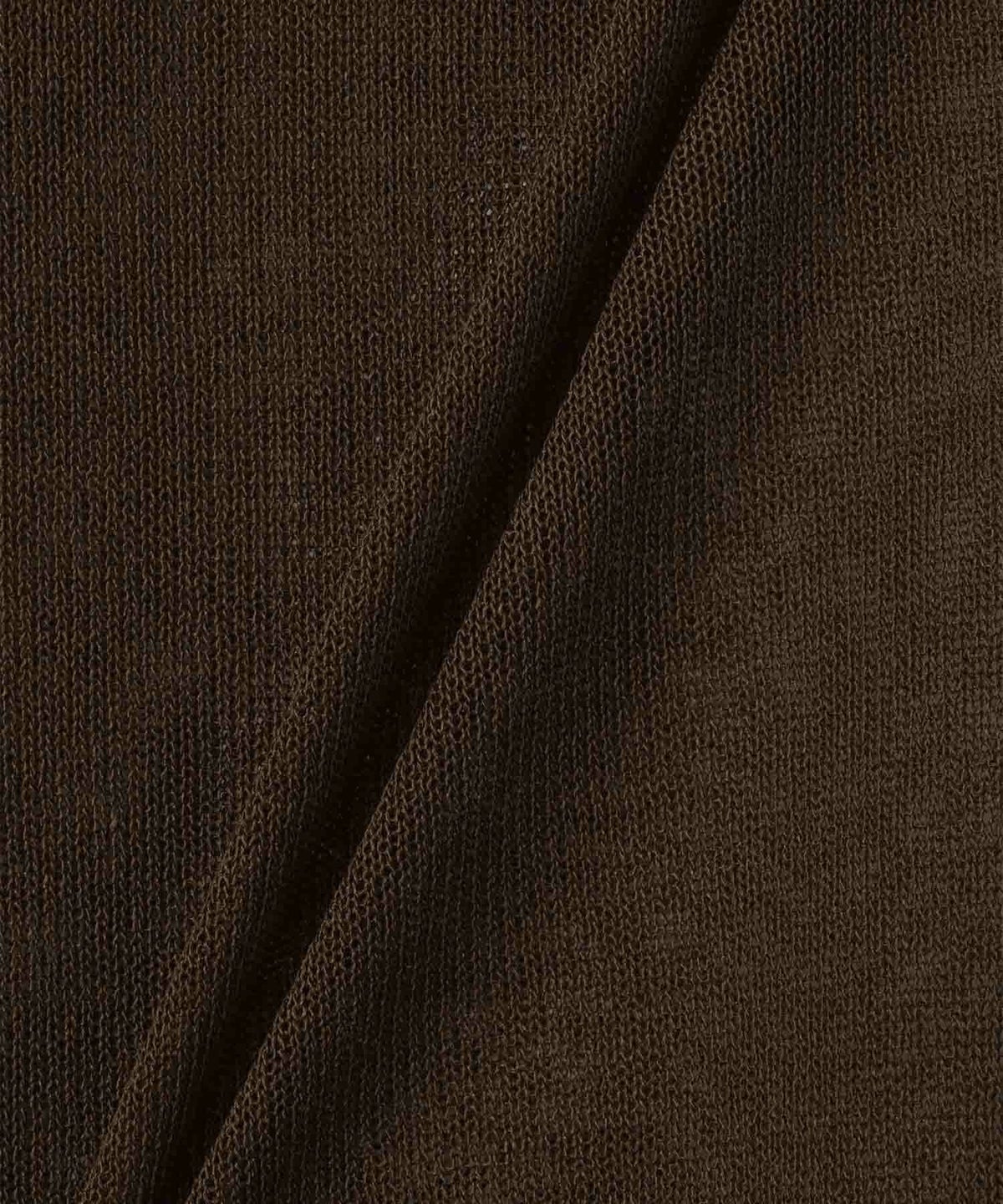  Idnes シアーロゴハーフスリーブニット レディース