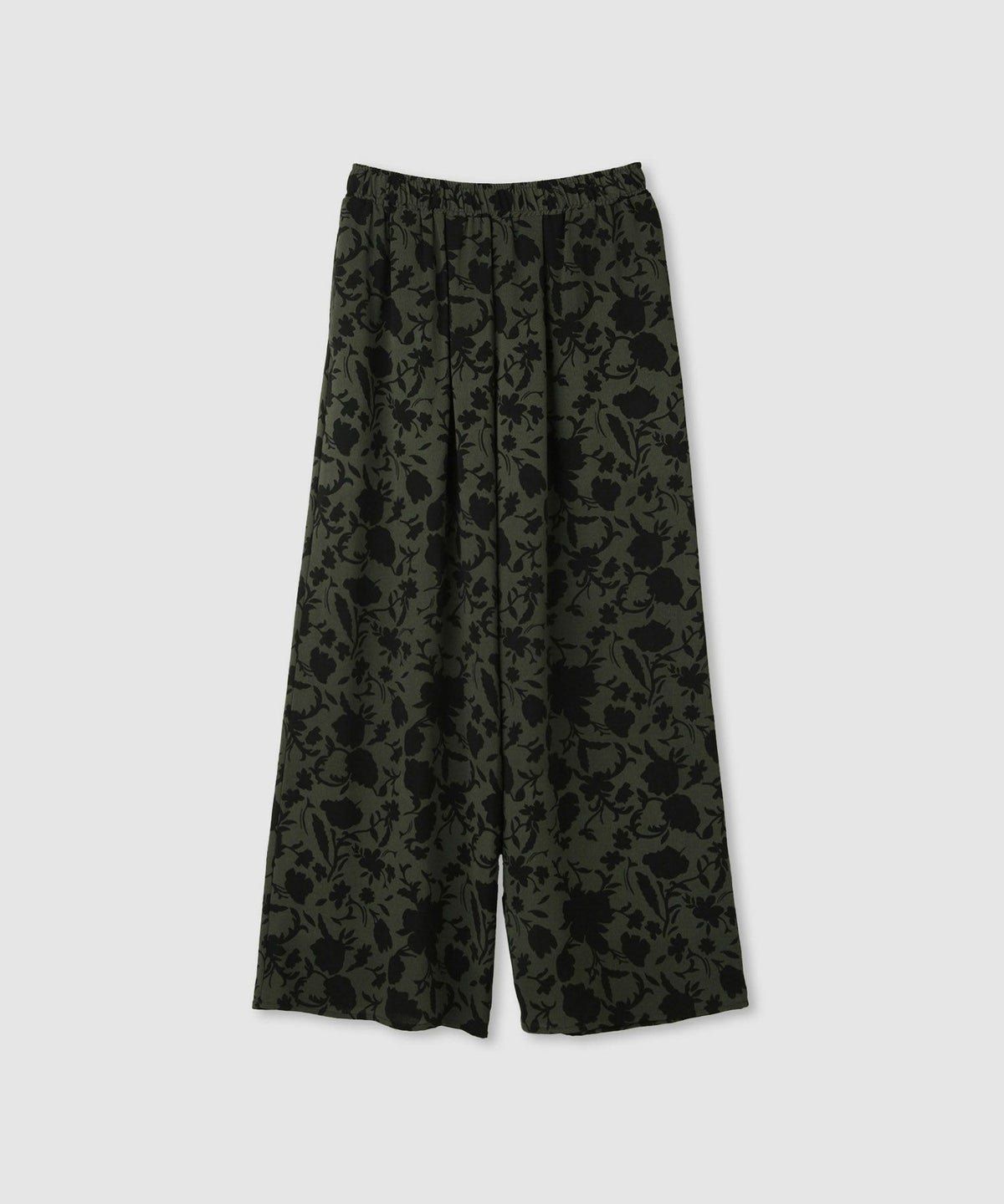 Idnes ボタニカルプリントイージーパンツ レディース