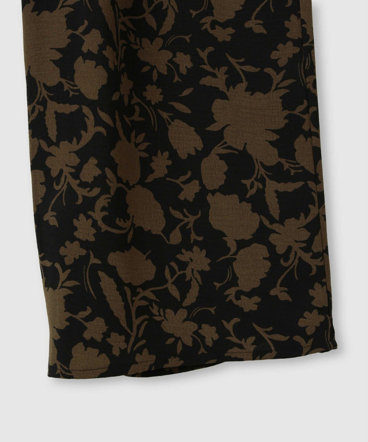 Idnes ボタニカルプリントイージーパンツ レディース