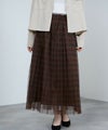 Idnes  チェック柄チュールスカート レディース商品サムネイル-7