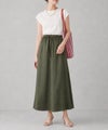 Idnes サテンナロースカート レディース商品サムネイル-1