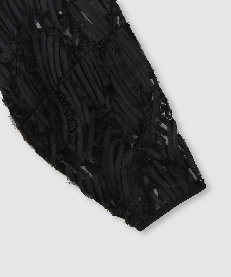 Idnes  チュール刺繍ブルゾン レディース商品画像-5