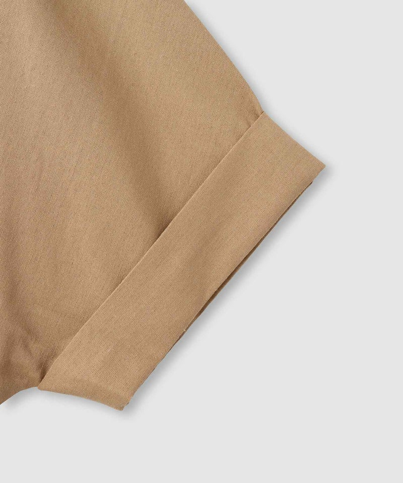 Idnes レーヨン麻混ハーフスリーブジャケット レディース商品画像-5