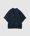 Idnes レーヨン麻混ハーフスリーブジャケット レディース商品サムネイル-13