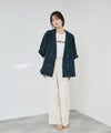 Idnes レーヨン麻混ハーフスリーブジャケット レディース商品サムネイル-13