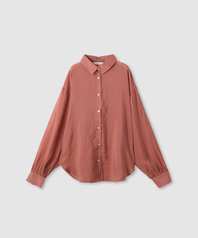 Idnes  シアーレギュラーカラーシャツ レディース商品画像-3