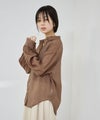 Idnes シアーレギュラーカラーシャツ レディース商品サムネイル-6