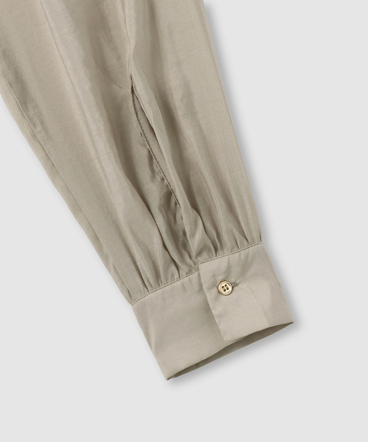 Idnes シアーレギュラーカラーシャツ レディース