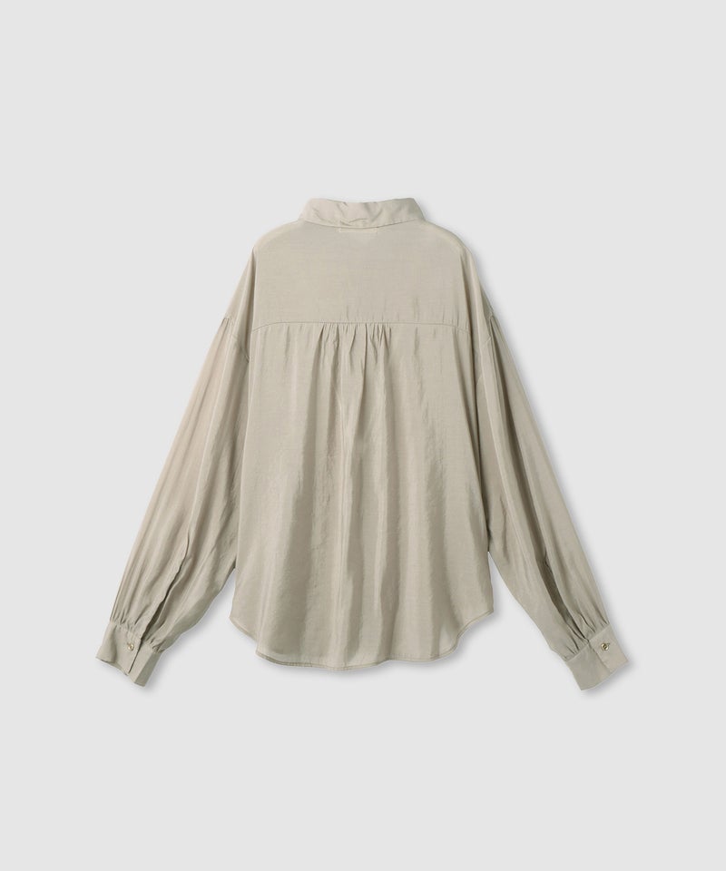 Idnes  シアーレギュラーカラーシャツ レディース商品画像-11