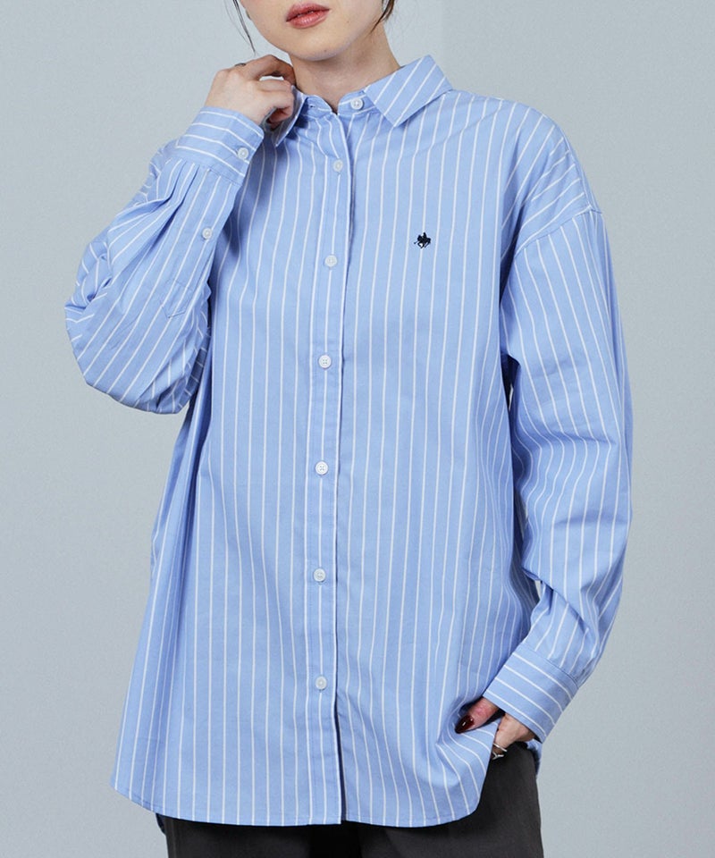 POLO BCS ワンポイント刺繍オーバーシャツ レディース商品画像-1