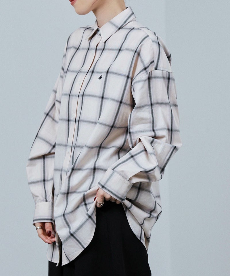 POLO BCS  ワンポイント刺繍オーバーシャツ レディース商品画像-2