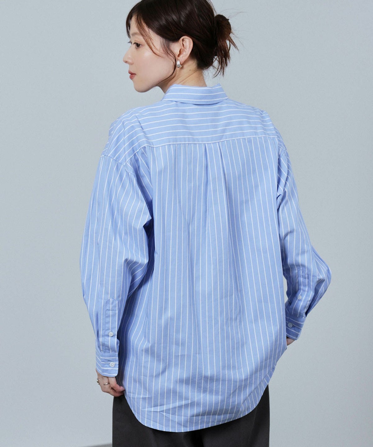 POLO BCS ワンポイント刺繍オーバーシャツ レディース