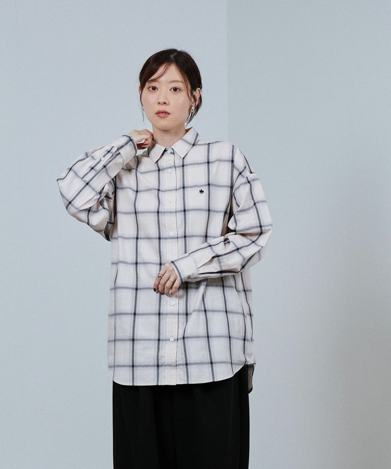 POLO BCS  ワンポイント刺繍オーバーシャツ レディース商品画像-11