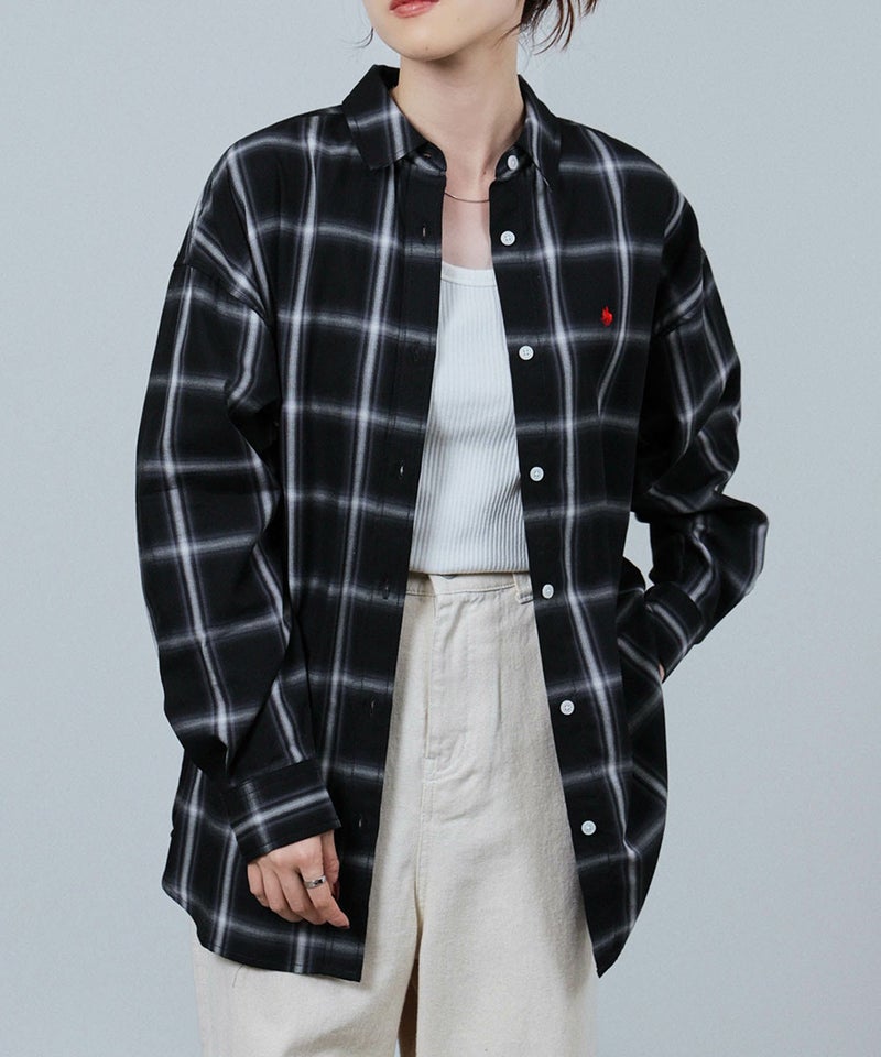 POLO BCS ワンポイント刺繍オーバーシャツ レディース商品画像-13