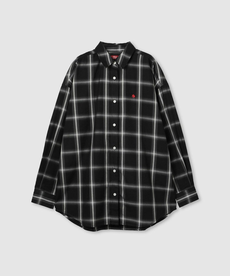 POLO BCS ワンポイント刺繍オーバーシャツ レディース商品画像-22