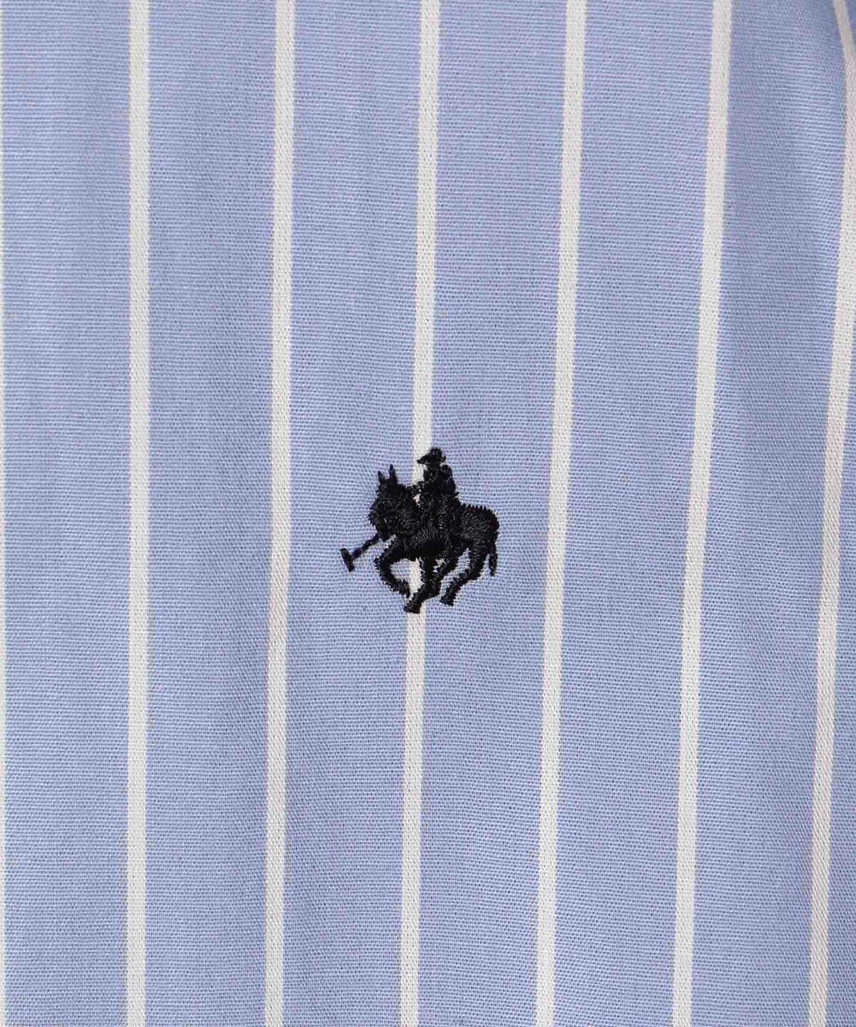 POLO BCS ワンポイント刺繍オーバーシャツ レディース